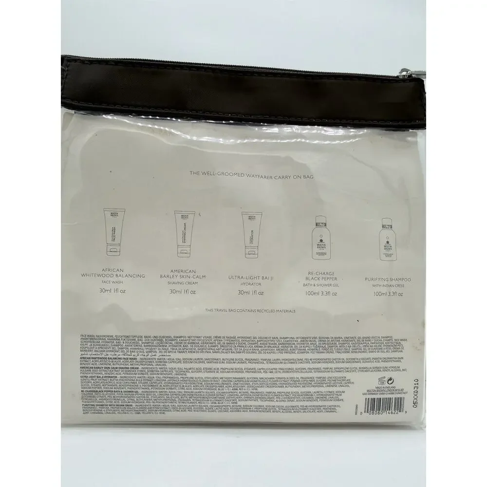 Molton Brown Well Groomed 5 Piece Carry On Set for Men